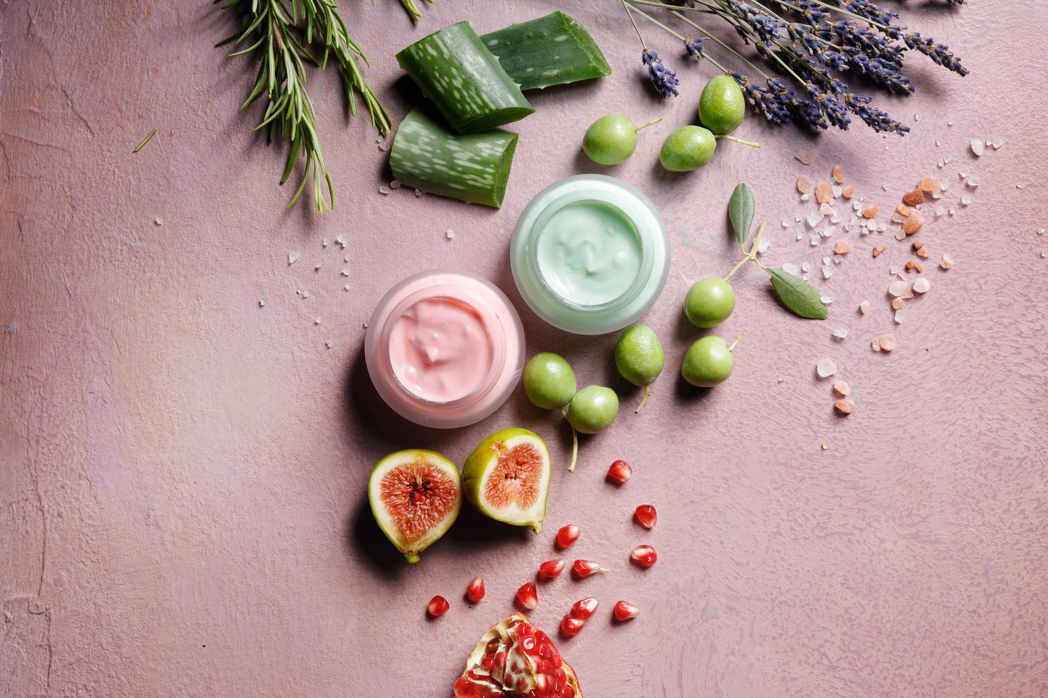 Natural skincare ingredients for customer testimonial