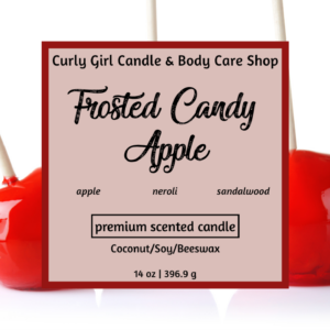 FROSTED CANDY APPLE CANDLE COLLECTION