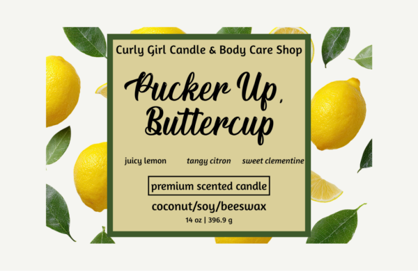 PUCKER UP, BUTTERCUP CANDLE COLLECTION