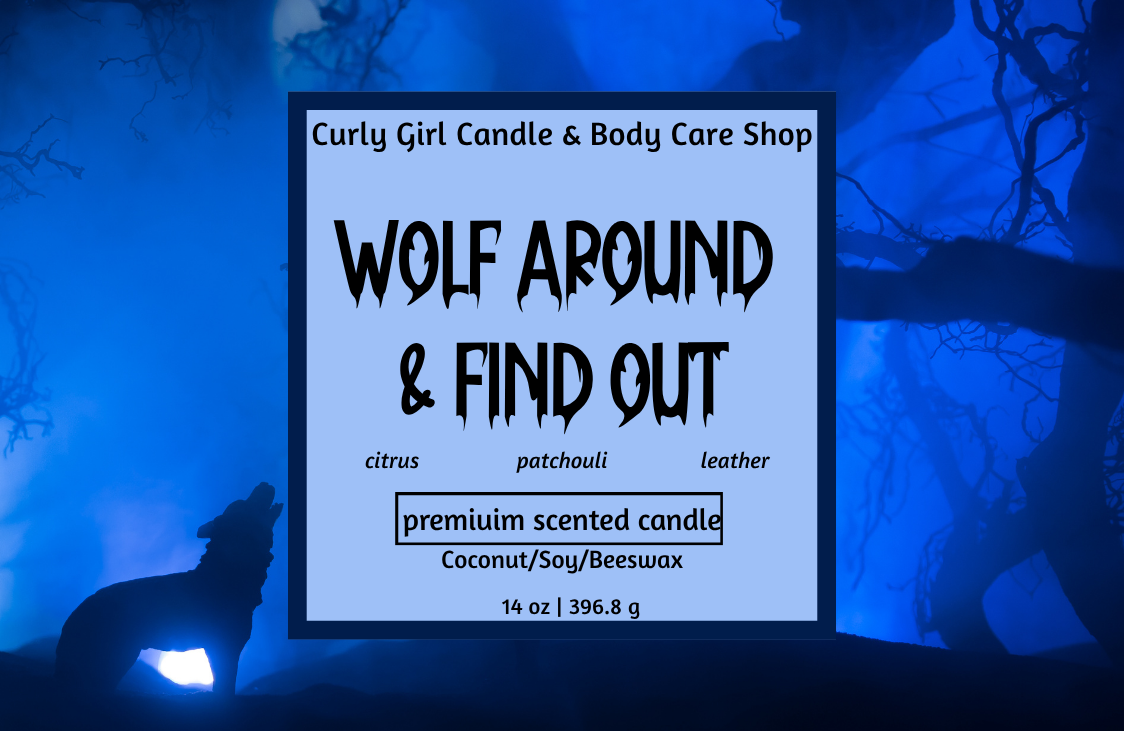 WOLF AROUND & FIND OUT CANDLE - Image 1